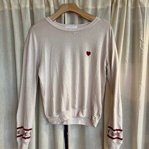 Crewneck Sweatshirt Love Heart by Spiritual Gangster